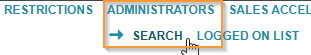 admin search