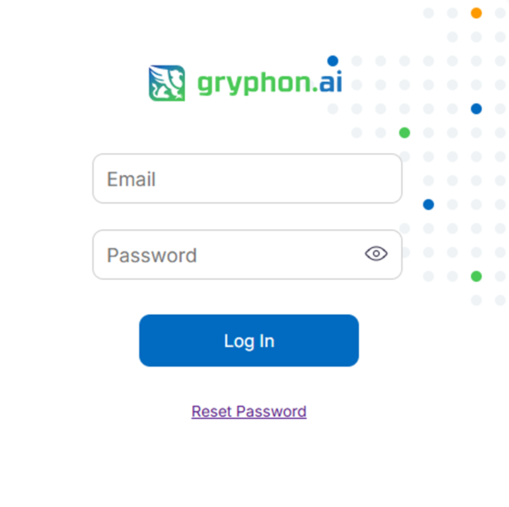gryphon one login screen