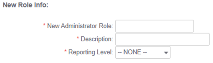 new role info fields