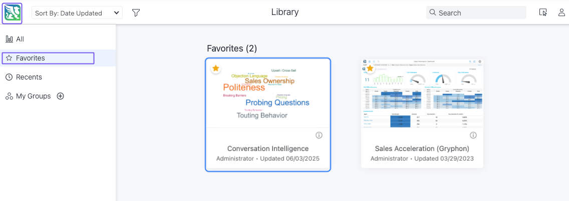Library Favorites