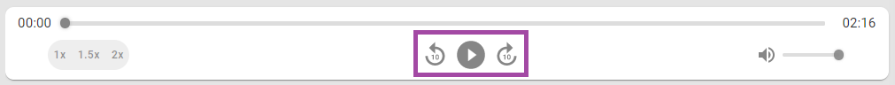 playback controls